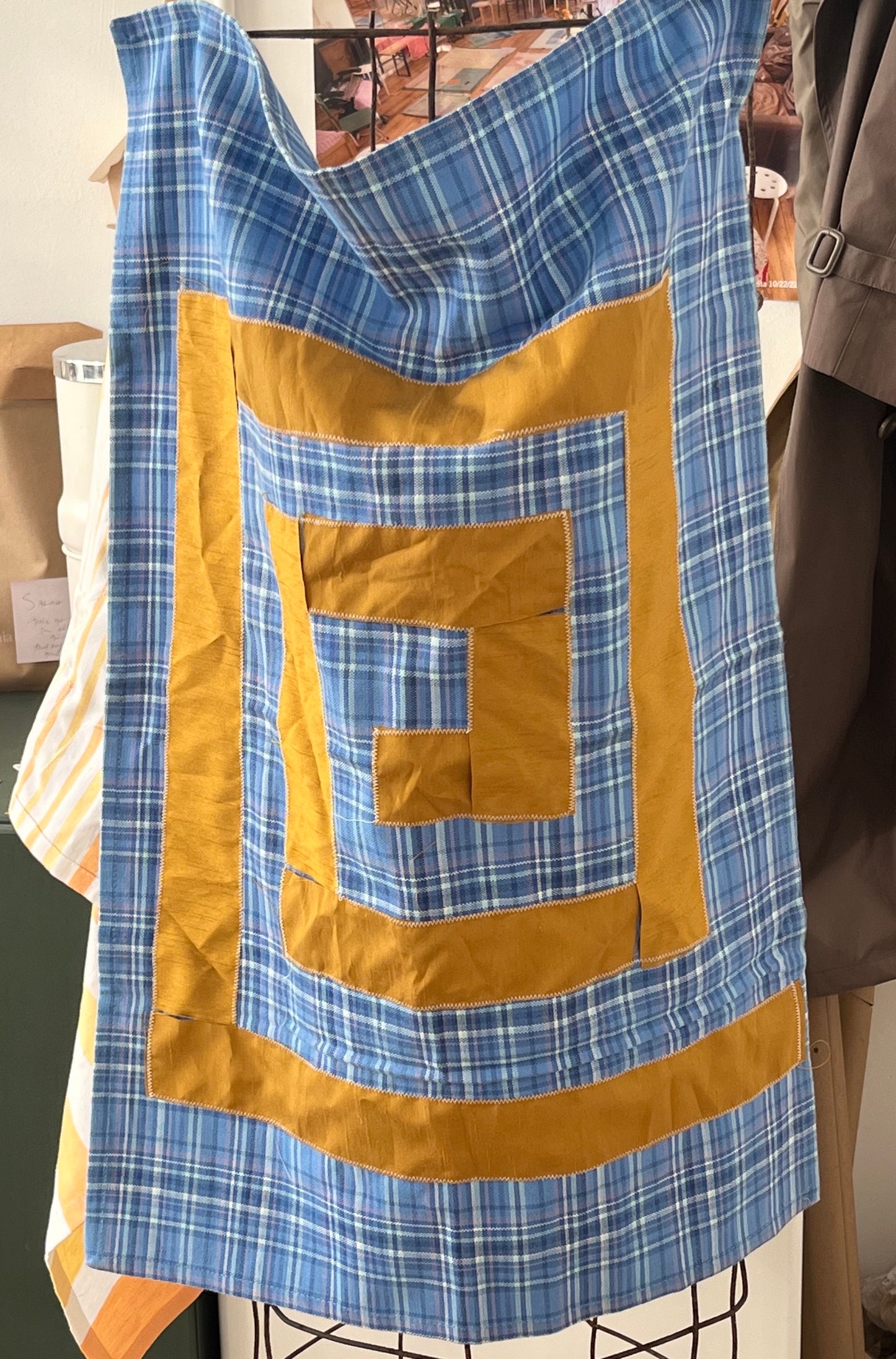 Appliquéd Vintage Tea Towel