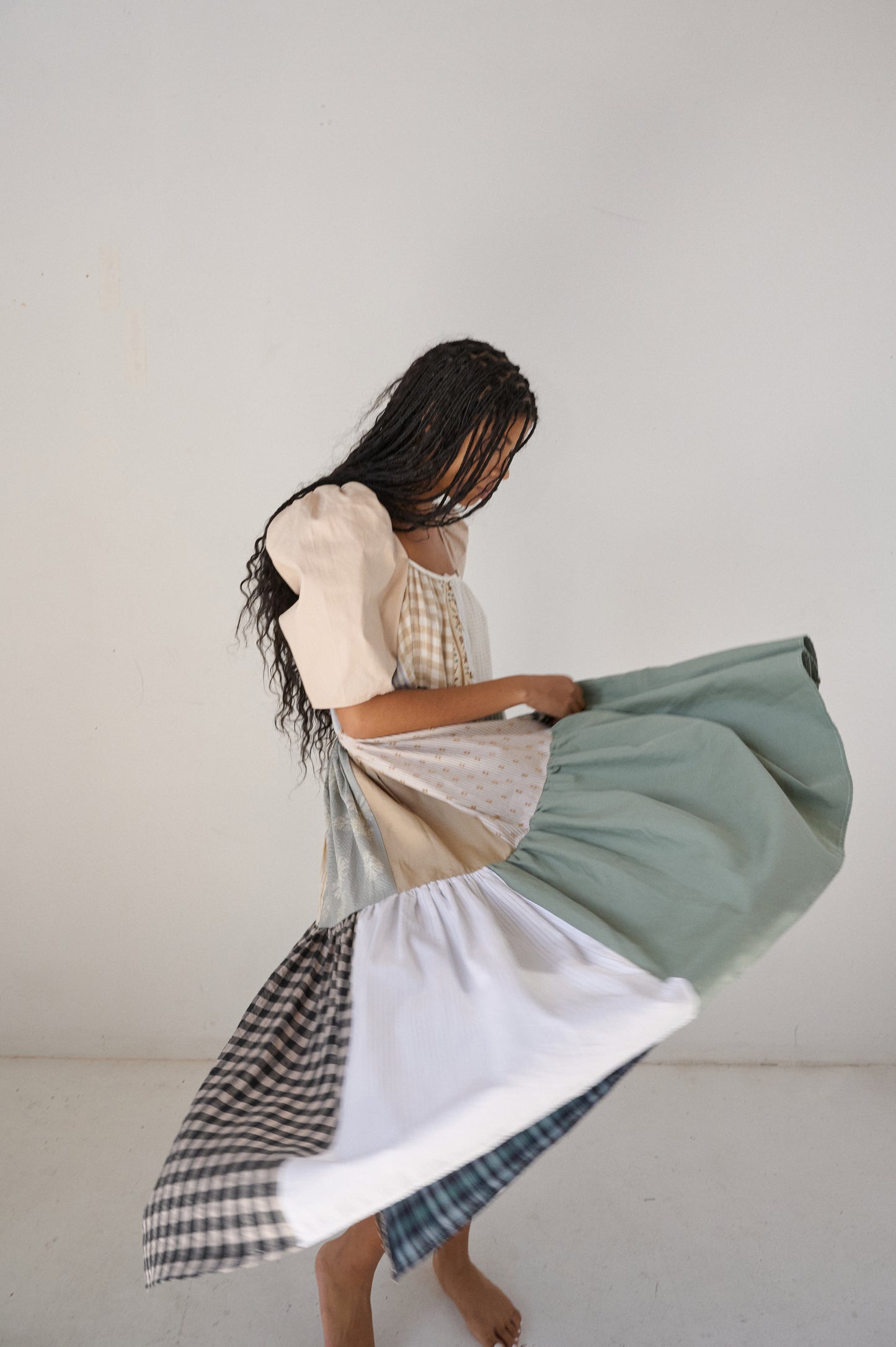 Amara Patchworked Dress
