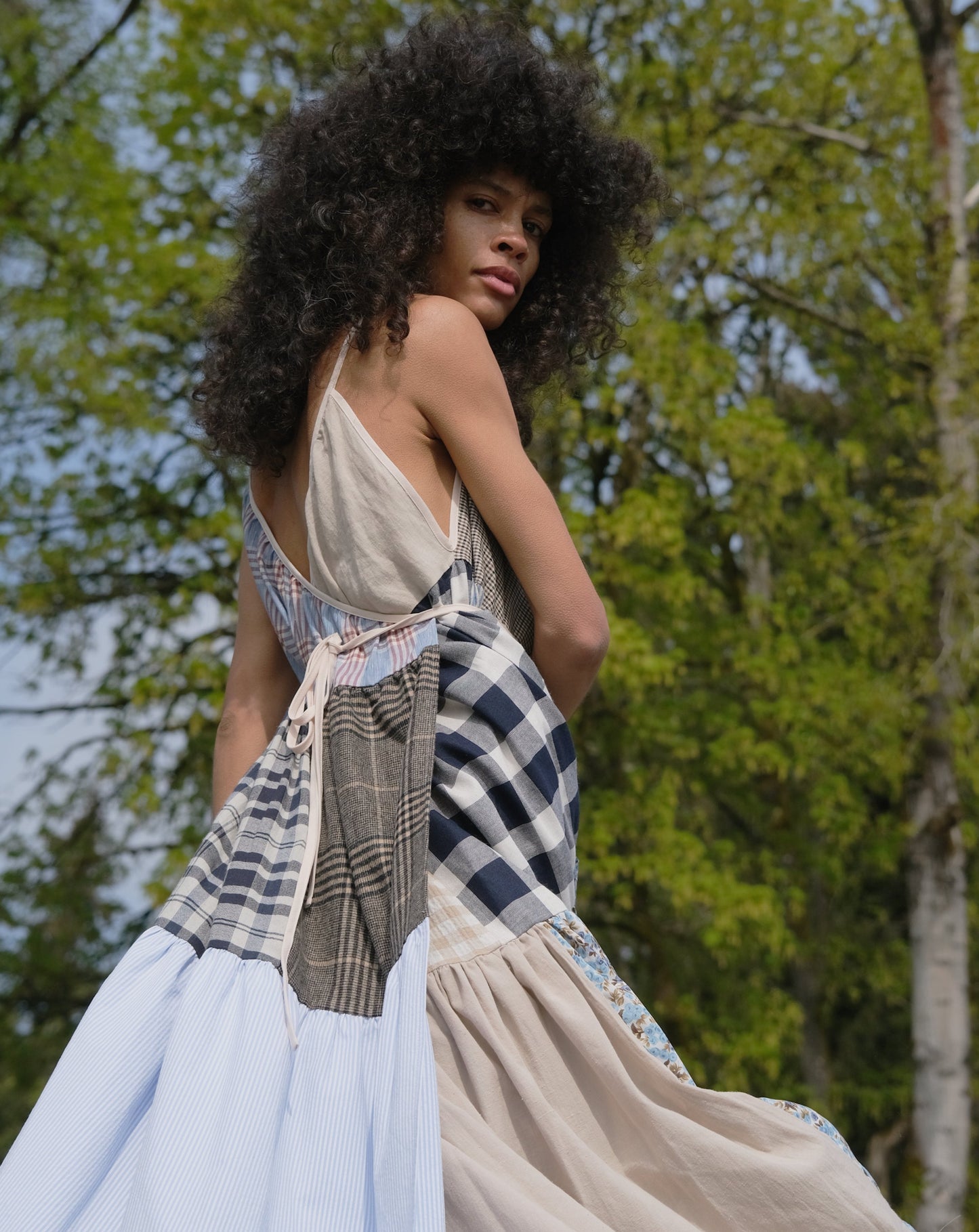 Kuba Patchworked Wrap Dress