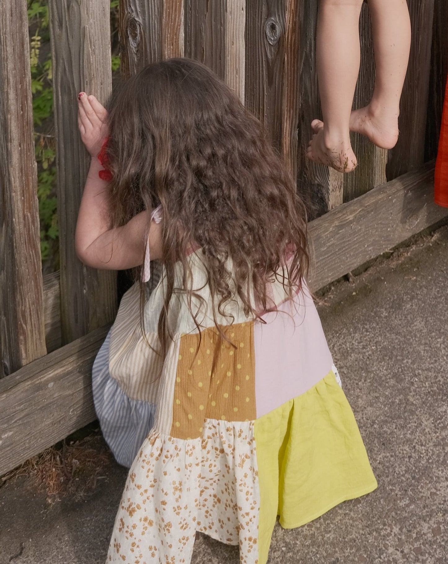 *KIDS CUSTOM* Citrine Patchworked Dress