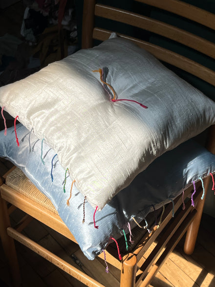 Silk Tassel Cushions