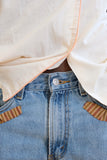 Vintage Appliquéd Levis