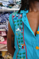 Vintage Hand Embroidered Shirt