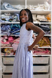 Vintage Cotton Gathered Dress