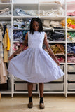 Vintage Cotton Gathered Dress