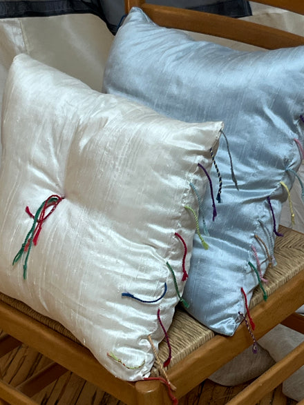 Silk Tassel Cushions