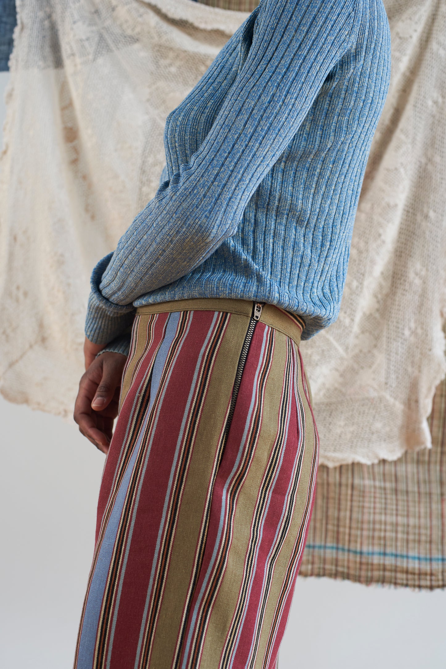 Vintage Stripe Fauna Trouser
