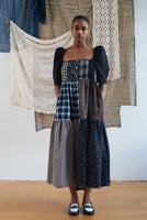 Amara Buttondown Patchwork Dress