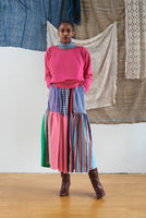 Muted Vibrant Patchworked Dress