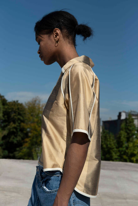 *Pre-Order* Navy Linen Chelsea Top