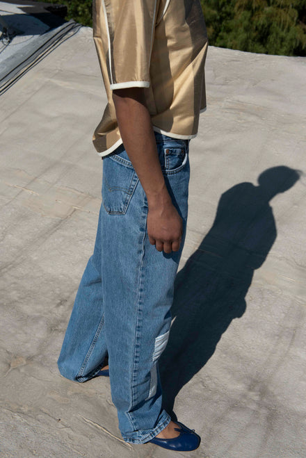 *Pre-Order* Navy Linen Chelsea Top