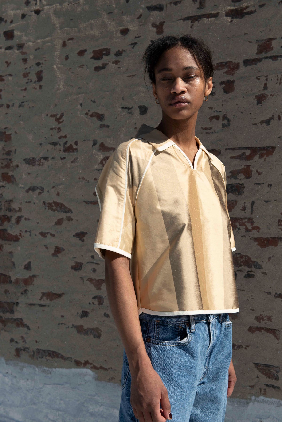 *Pre-Order* Navy Linen Chelsea Top