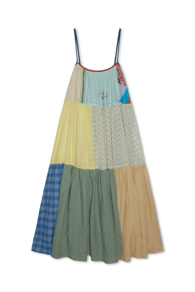 Fon Patchworked Dress