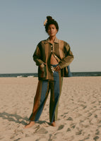 Patch-stripe Jacket