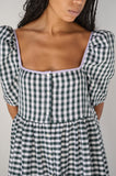 Emerald Gingham Amara Dress