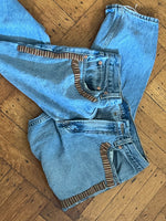 Vintage Appliquéd Levis