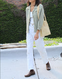 Rwanda Raffia Square Bag: by Us