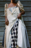 Amara Buttondown Patchwork Dress