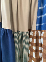 Neutral Patchworked Dress