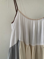 Neutral Patchworked Dress