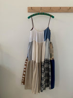 Neutral Patchworked Dress