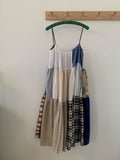 Neutral Patchworked Dress