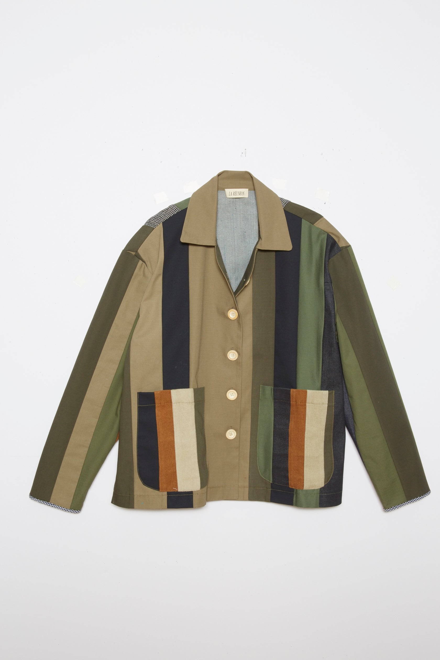 Patch-stripe Jacket – La Réunion Studio